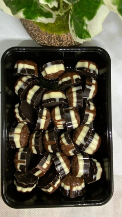 Three layer chocolate